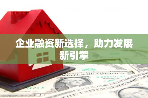 南华企业融资新选择，助力发展新引擎