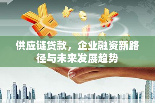 南华供应链贷款，企业融资新路径与未来发展趋势