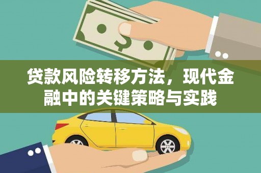 南华贷款风险转移方法，现代金融中的关键策略与实践