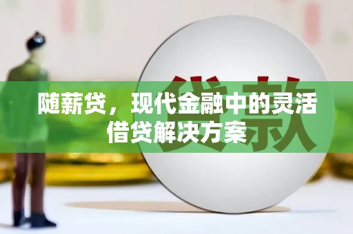 南华随薪贷，现代金融中的灵活借贷解决方案