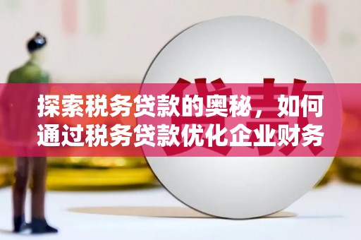 南华探索税务贷款的奥秘，如何通过税务贷款优化企业财务