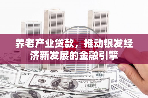 南华养老产业贷款，推动银发经济新发展的金融引擎