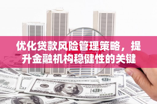 南华优化贷款风险管理策略，提升金融机构稳健性的关键