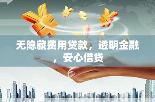 南华无隐藏费用贷款，透明金融，安心借贷