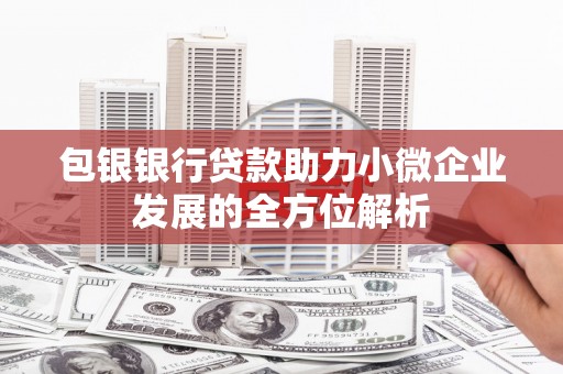 南华包银银行贷款助力小微企业发展的全方位解析
