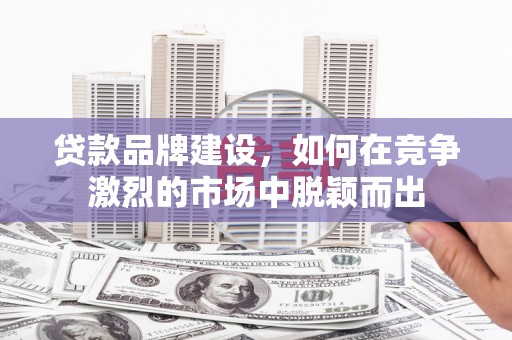 南华贷款品牌建设，如何在竞争激烈的市场中脱颖而出