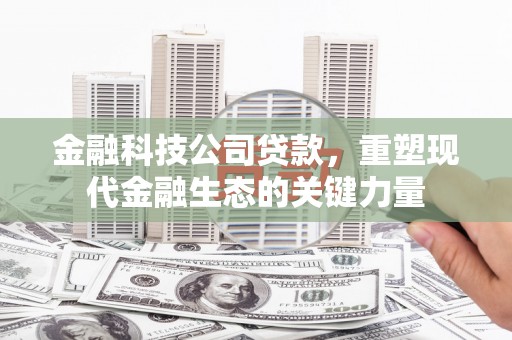 南华金融科技公司贷款，重塑现代金融生态的关键力量