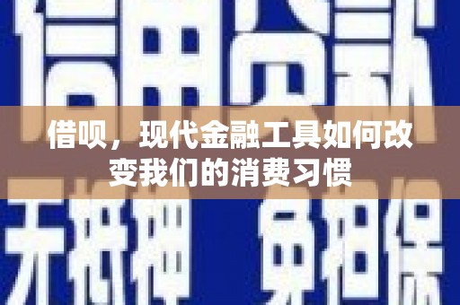 南华借呗，现代金融工具如何改变我们的消费习惯