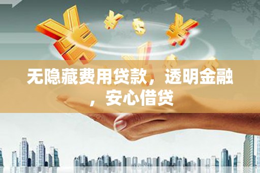 南华无隐藏费用贷款，透明金融，安心借贷