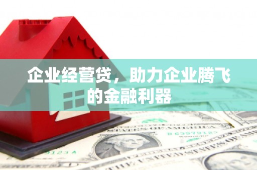 南华企业经营贷，助力企业腾飞的金融利器