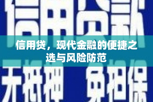 南华信用贷，现代金融的便捷之选与风险防范