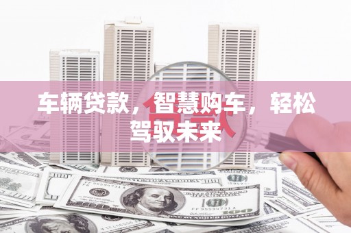 南华车辆贷款，智慧购车，轻松驾驭未来