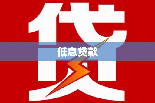 南华低息贷款