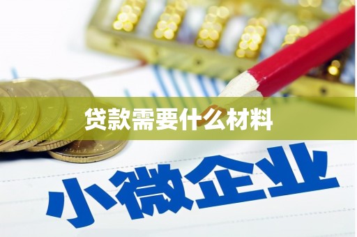 南华贷款需要什么材料