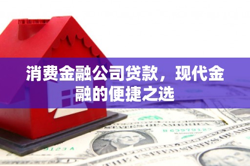 南华消费金融公司贷款，现代金融的便捷之选